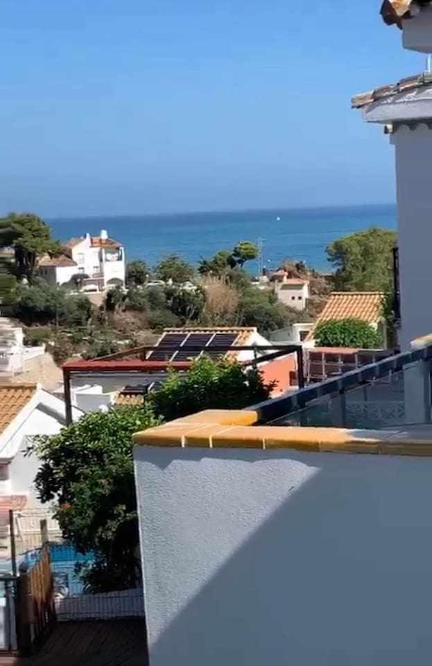 La Villa Escondida 1 Precioso Estudio Vista Al Mar Málaga Eksteriør bilde